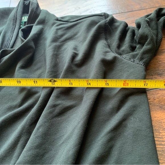 Lauren Ralph Lauren | Open-Front Black Cardigan - Picture 7 of 8